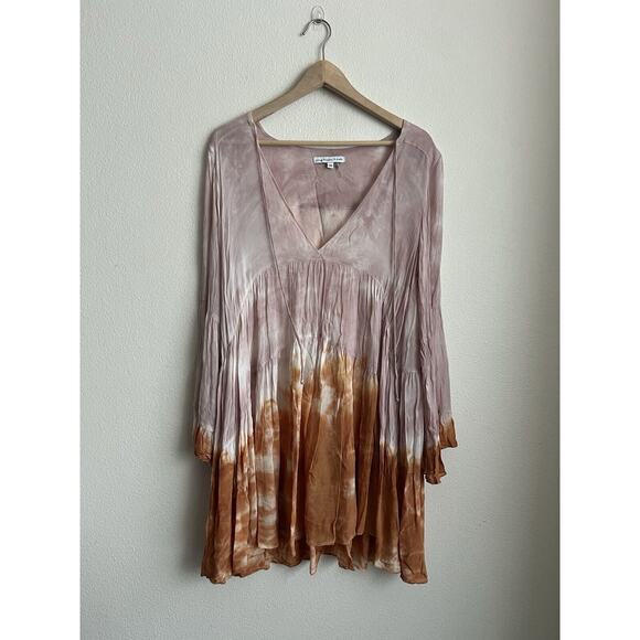 Young Fabulous & Broke Yfb Boho Dress Tie Dye Flowy Size Medium - Picture 2 of 9
